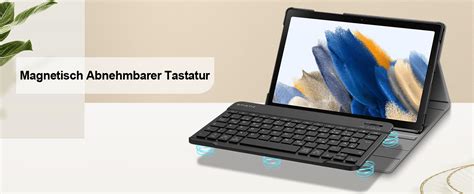 Fintie Tastatur H Lle F R Samsung Galaxy Tab A Zoll Sm