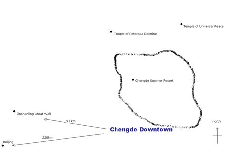 Chengde Tourist Map