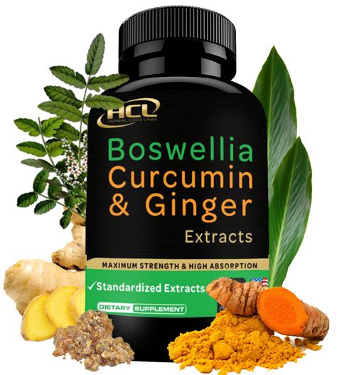 Boswellia Curcumin Ginger Extracts – Herbal Code Labs Nutrition