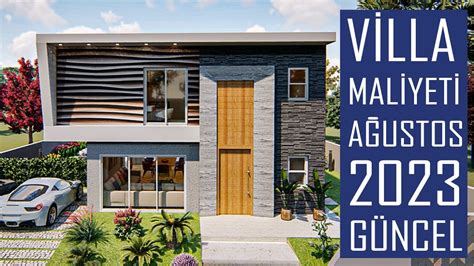 Villa Maliyeti 2023 Müstakil Ev Maliyeti Kaba İnşaat Maliyeti