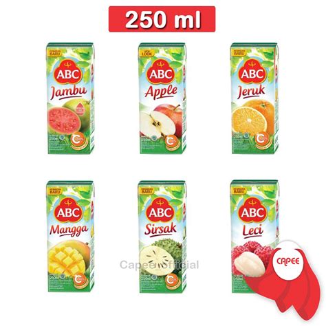 Jual ABC Minuman Sari Buah ABC Minuman Jus Buah 250 Ml Shopee