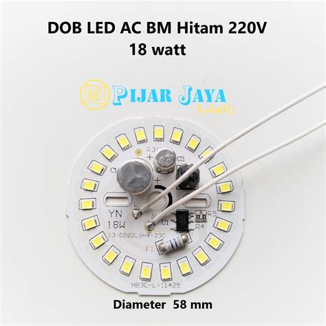 Jual Pcb Lampu Led Ac Bm Hitam Watt Lengkap