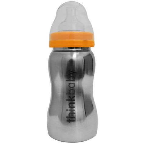 Think Thinkbaby Baby Bottle Stainless Steel 10 Oz 290 Ml Iherb