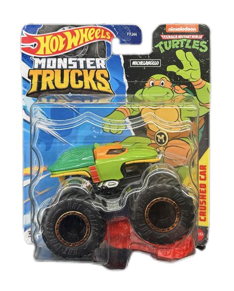 ᐉ Машинка позашляховик Hot Wheels Monster truck Teenage mutant ninja