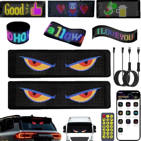 Amazon.com: Upgrade Devil Eyes Light for Cars DIY Dynamic Windshield