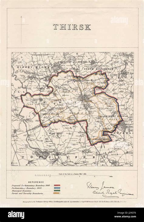 Thirsk Boroughtown Plan Boundary Commission North Yorkshire James