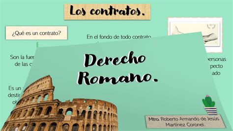 Noci N Del Contrato Y Sus Elementos En Derecho Romano Youtube