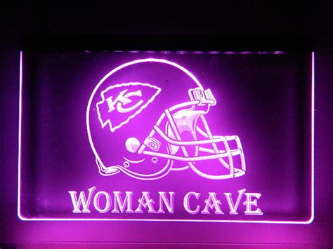 engraved custom  acrylic led kansas city chiefs sign