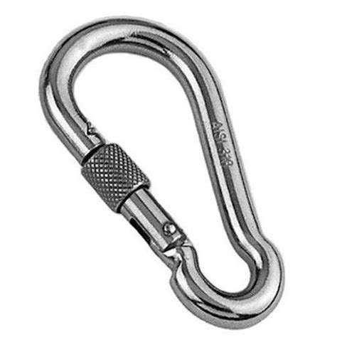 Stainless Steel Locking Carbine Snap Hooks Wire Rope Shop