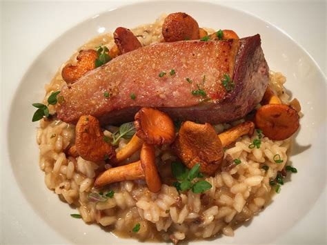 Duck And Wild Mushroom Risotto Ravenous Fox