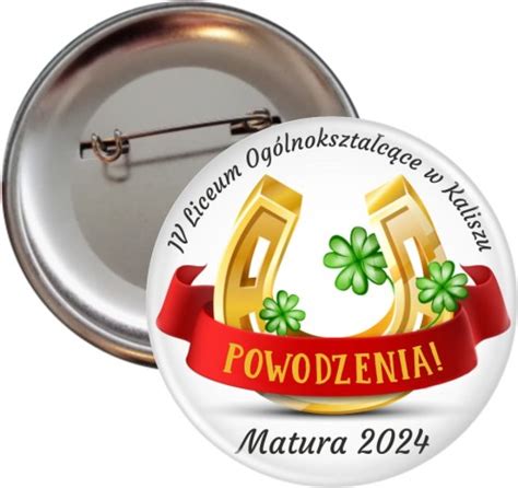 Powodzenia Matura Przypinka Mm Przypinka Pl