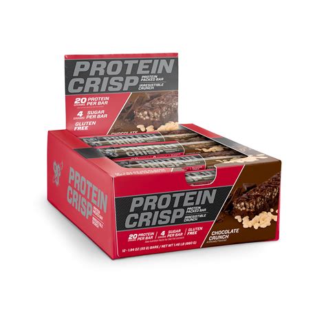 Bsn Protein Crisp Bar Protein Snack Bars Crunch Bars