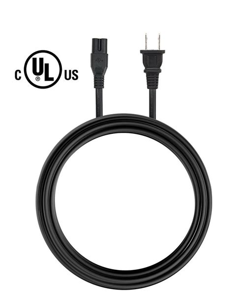 Amazon Basics Replacement Power Cable For Ps4 Slim And Xbox One S X 12 Foot Cord Black