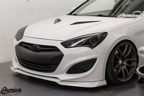 Full Smoke Tint Headlight 2013 2017 Hyundai Genesis Coupe Premium