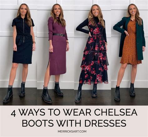 4 Ways To Wear Chelsea Boots With Dresses Merricks Art Chelsea Boots With Dress Chelsea