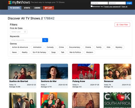 My Tv Shows List Mytvshows