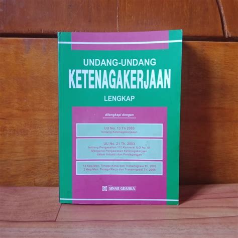 Jual Buku Original Undang Undang Ketenagakerjaan Lengkap Sinar