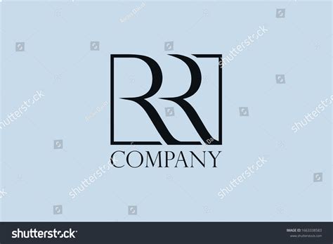 Rr Initial Letter Logo Minimal Creative Stock Vector Royalty Free