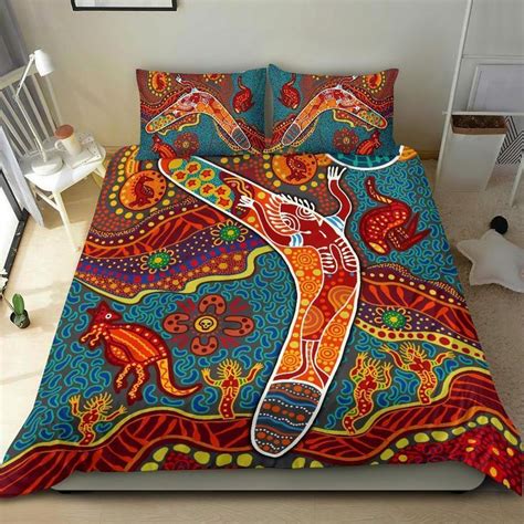 AIO Pride 3 Piece Duvet Cover Set Aboriginal Home Set Australia