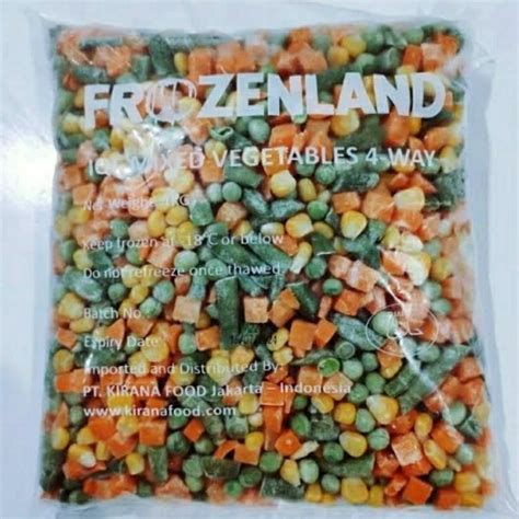 Jual Mix Vegetable Frozenland 1 Kg 1kg Sayuran Frozen Mix Sayur Frozen