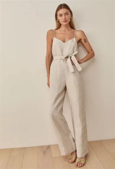 25 Jumpsuits That Are About To Take Over Your Wardrobe Linen Jumpsuit