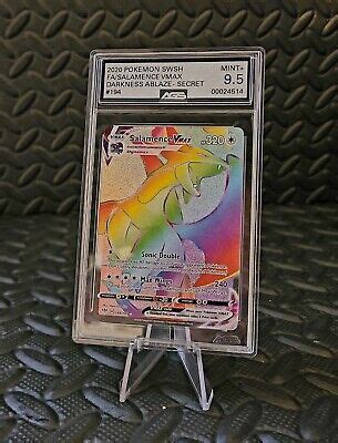 2020 Pokemon Darkness Ablaze Secret Rainbow Full Art Salamence Vmax