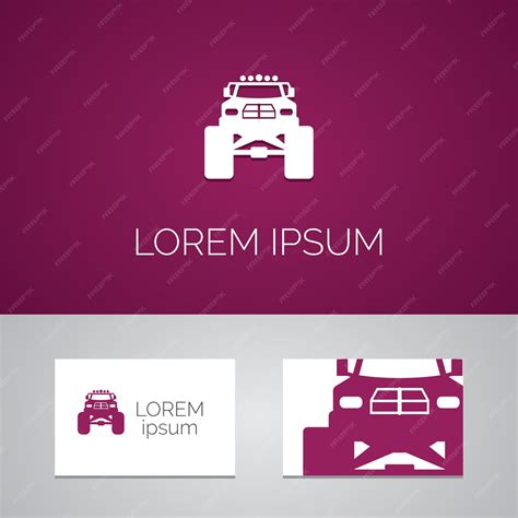 Premium Vector Monster Car Logo Template Icon