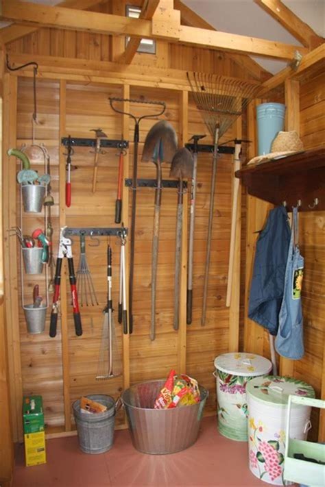 Garden Shed Interior Storage Ideas