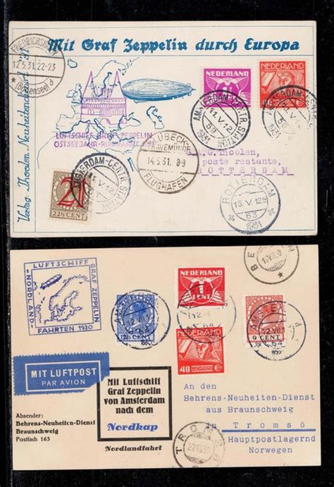 Netherlands 1930 1931 Airship Graf Zeppelin Baltic Sea Catawiki