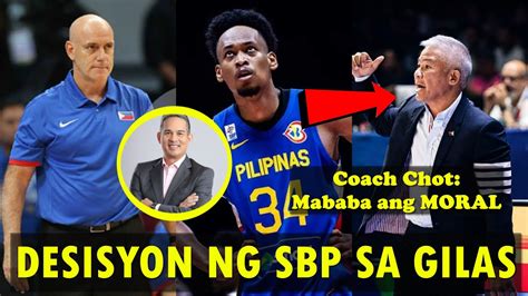 ITINANGGI Na Ni Coach Chot Reyes Oras Na Raw Para MANALO Ang Gilas