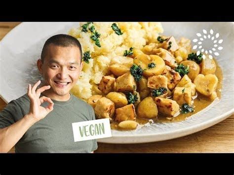 Kartoffel Pastinakenpüree mit Maronen und Tempeh vegan YouTube