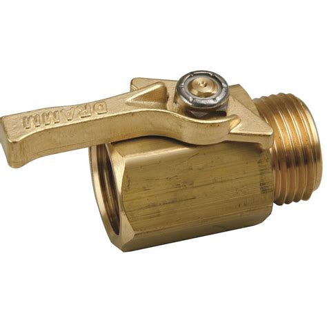 Dramm Brass Shut Off Valve For Watering Handles Gemplers