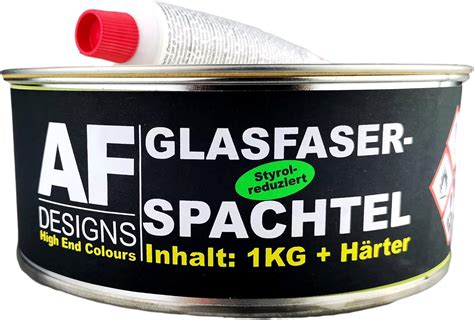 Alex Flittner Designs Glasfaserspachtel 1kg Härter GFK Faserspachtel