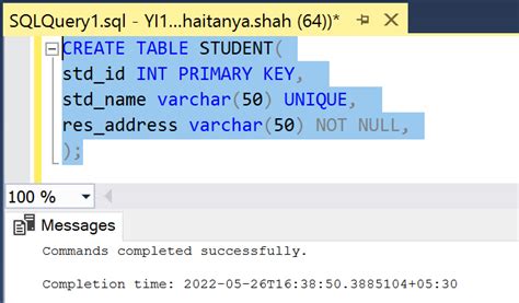 Exploring Constraints In Sql Server