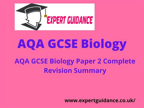 AQA GCSE Biology Paper 2 Complete Revision Summary | Teaching Resources 