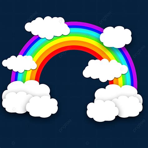 Rainbow Cloud Clipart Png Images Clouds Cute Rainbow Clipart Clip Art