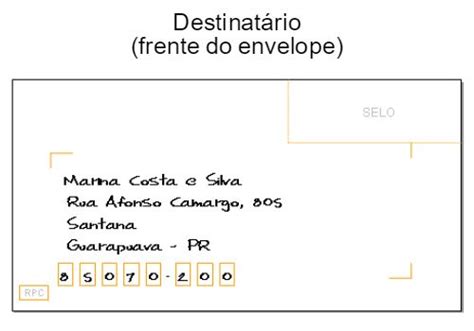 Remetente E Destinatário O Que é E Quem é No Envelope Significados