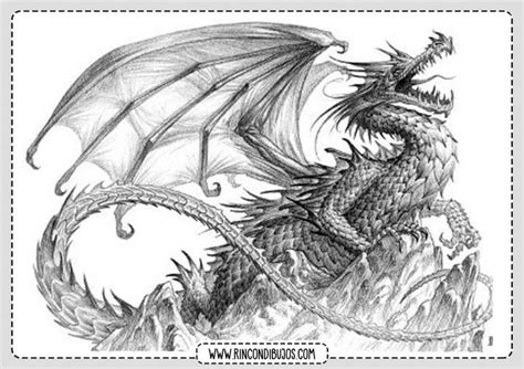 Dibujos de Dragones Rincon Dibujos Dibujo de dragón Dragones