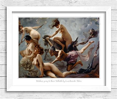 Poster Departure For Sabbath By Luis Ricardo Poster Print Y Naked