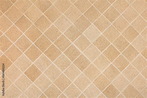 Brown Tiles Texture For Background Diamond Shaped Pattern Stock Photo