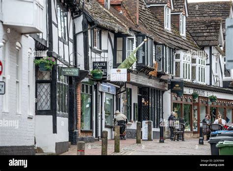 East Grinstead June 9th 2022 Medieval Buildings In The High Street