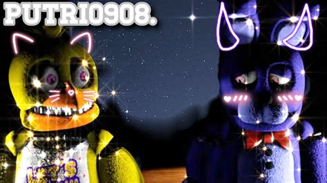 Unwithered Bonnie Embarrassed And Unwithered Chica By Putri0908 On