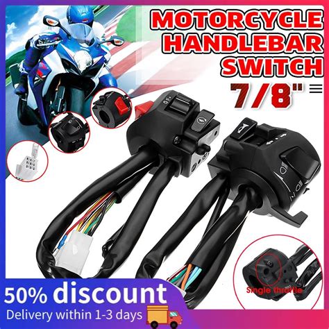 Fast DeliveryLeft And Right Switch Universal Motorcycle Handlebar