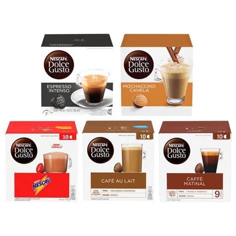 Kit Nescaf Dolce Gusto Sabores C Psulas Nestl C Psula De Caf