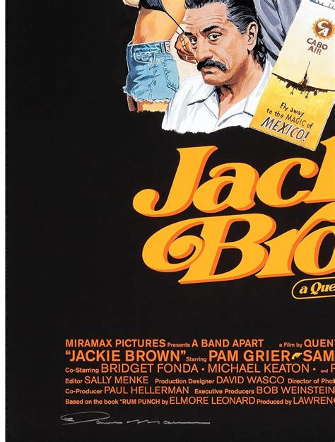 Jackie Brown Movie Poster, Vintage Rare Jackie Brown Poster, Quentin ...