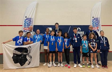 Championnats De France De Squash Quatre Jeunes Gradignanais Médaillés