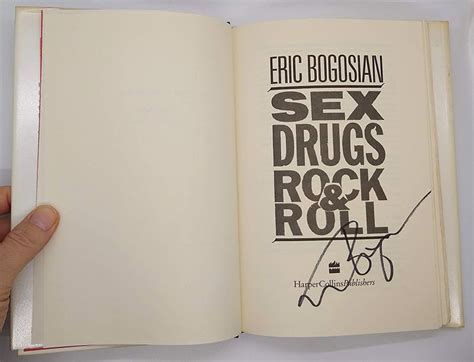Sex Drugs Rock Roll By Eric Bogosian 1991 Signed 1st Ed Literature Plays Theater Drama
