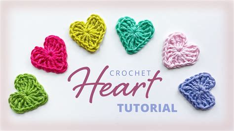 Crochet Heart Tutorial YouTube