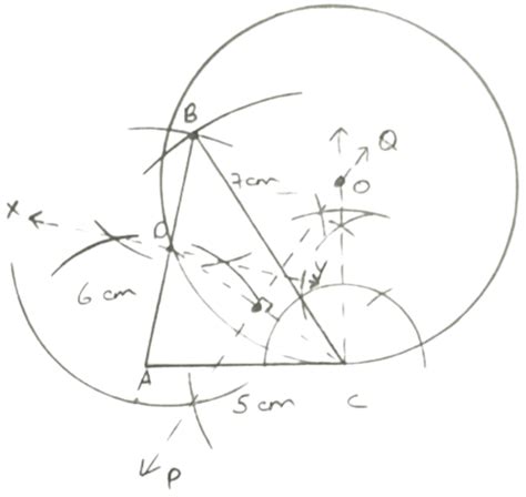 Construct A Triangle ABC In Which AC 5 Cm BC 7 Cm And KnowledgeBoat