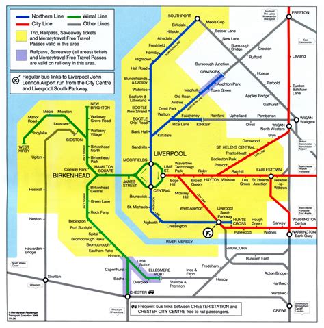 Merseyrail Train And Rail Maps And Reviews